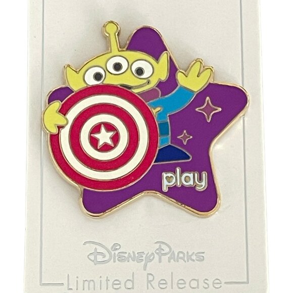 Disney Parks Toy Story Midway Mania Alien Little Green Man Play App Limited Pin - Picture 5 of 7